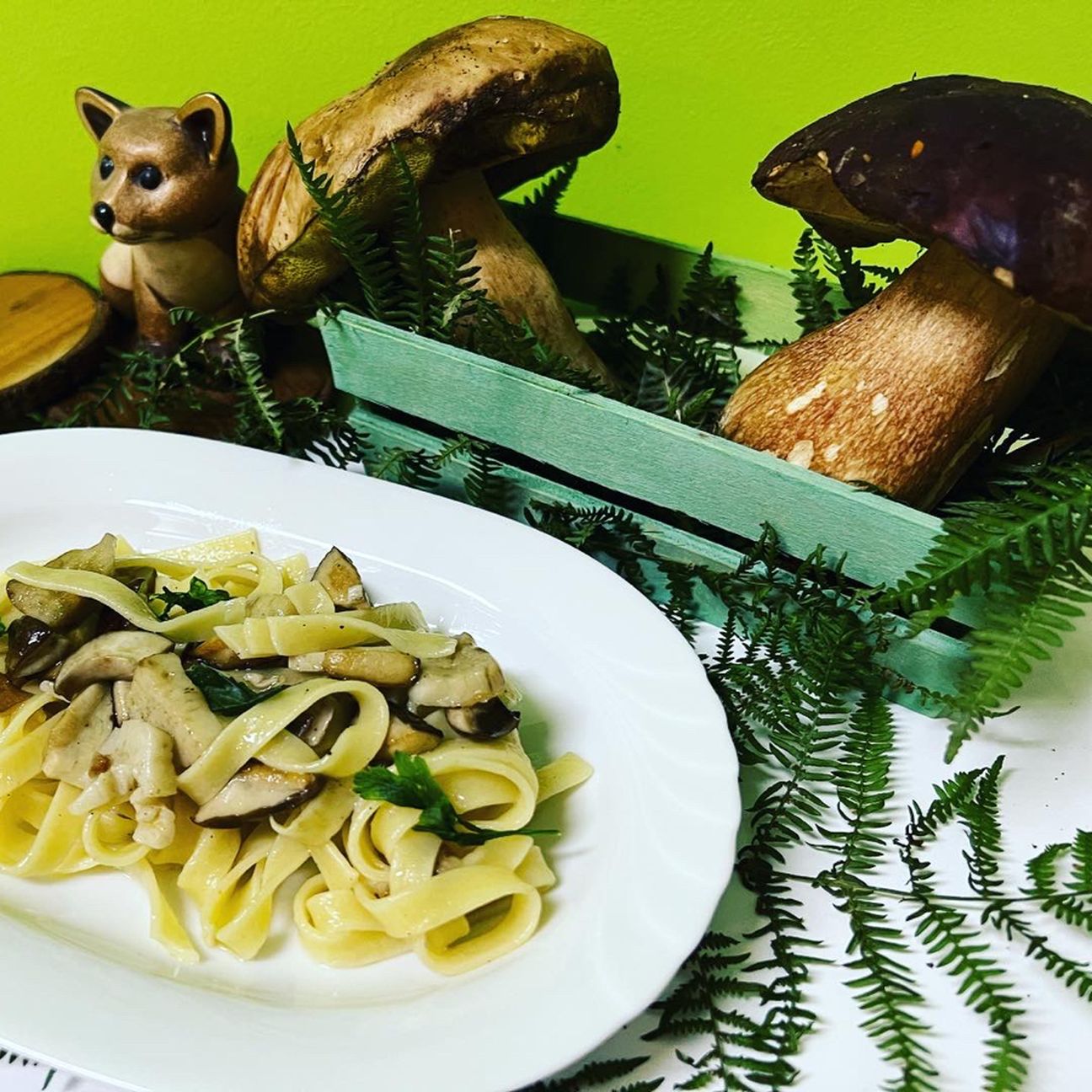 Tagliatelle ai funghi porcini🍄🍄🍄🍄🍄