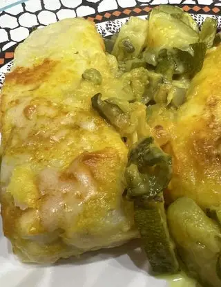 Ricetta Merluzzo con zucchine e curcuma di loredana705