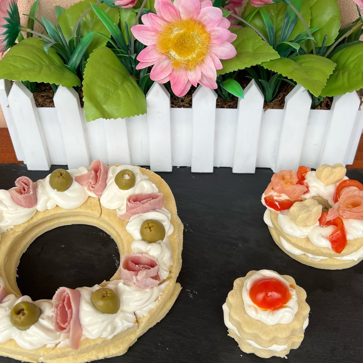 Cream tart salata🌸