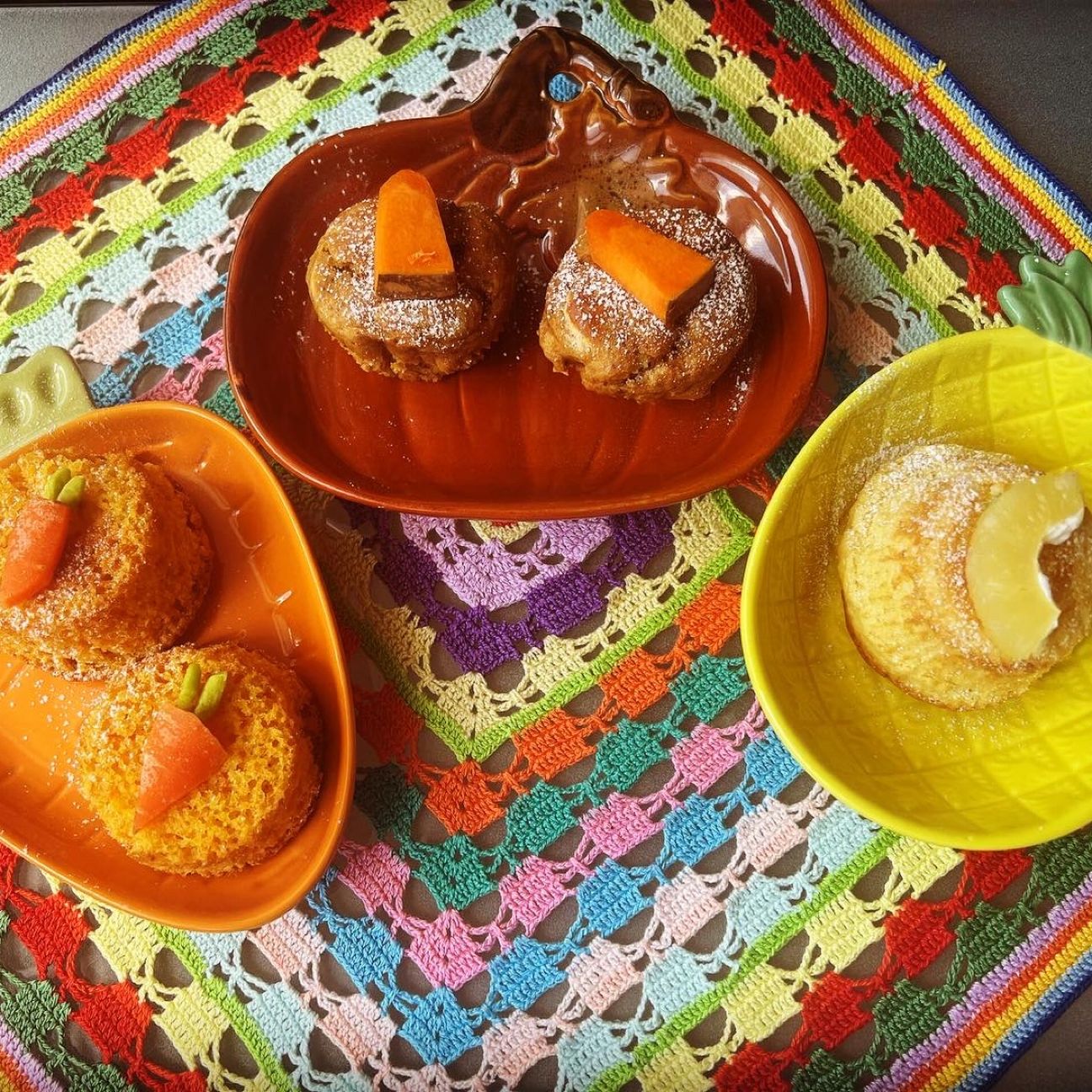 Muffin ai tre gusti 🥕🎃🌼