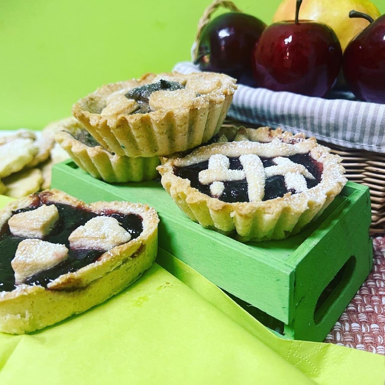 Crostatine🍎🍓🍒🍓