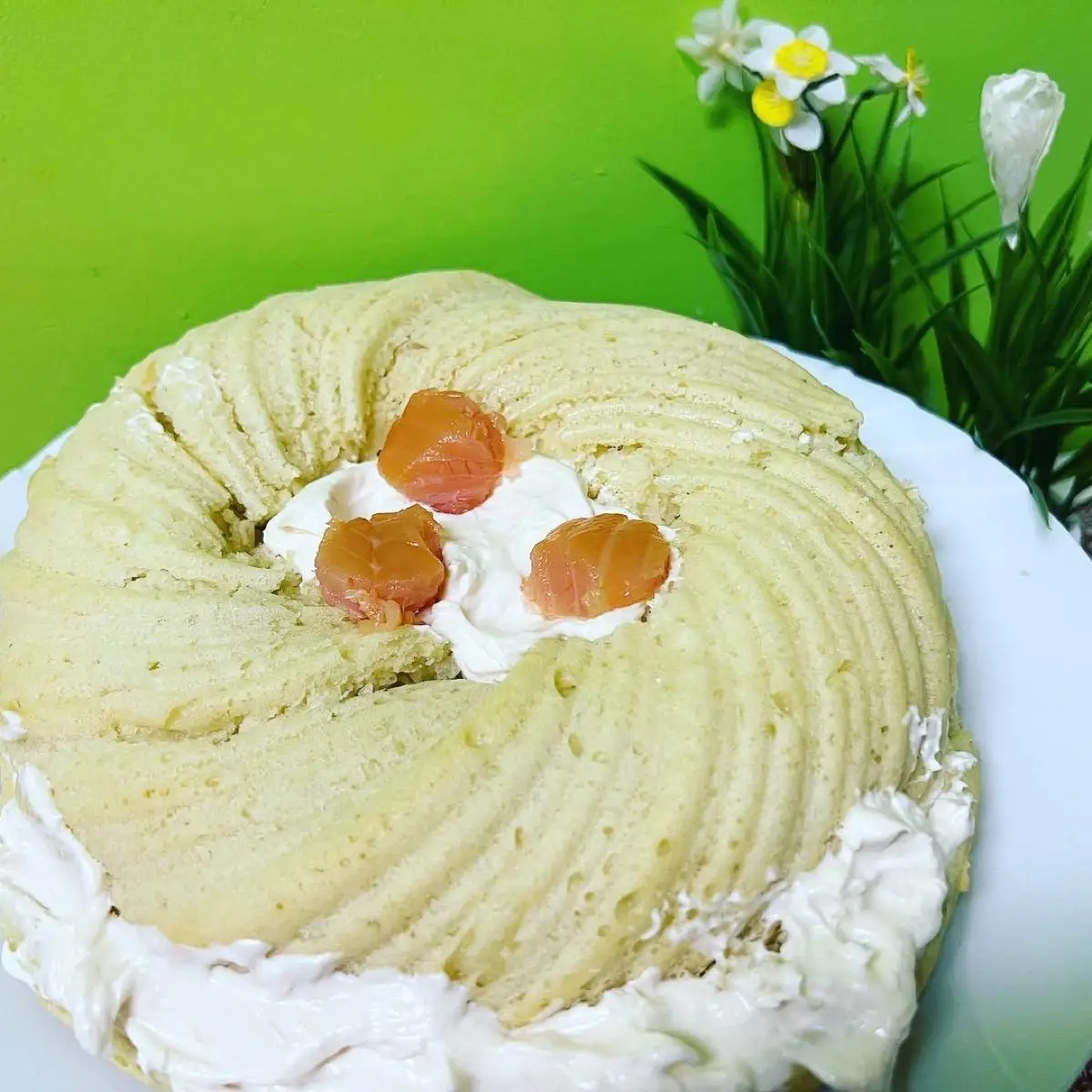 Ricetta Zeppola salata con crema di salmone😋😋😋❤️ di loredana705