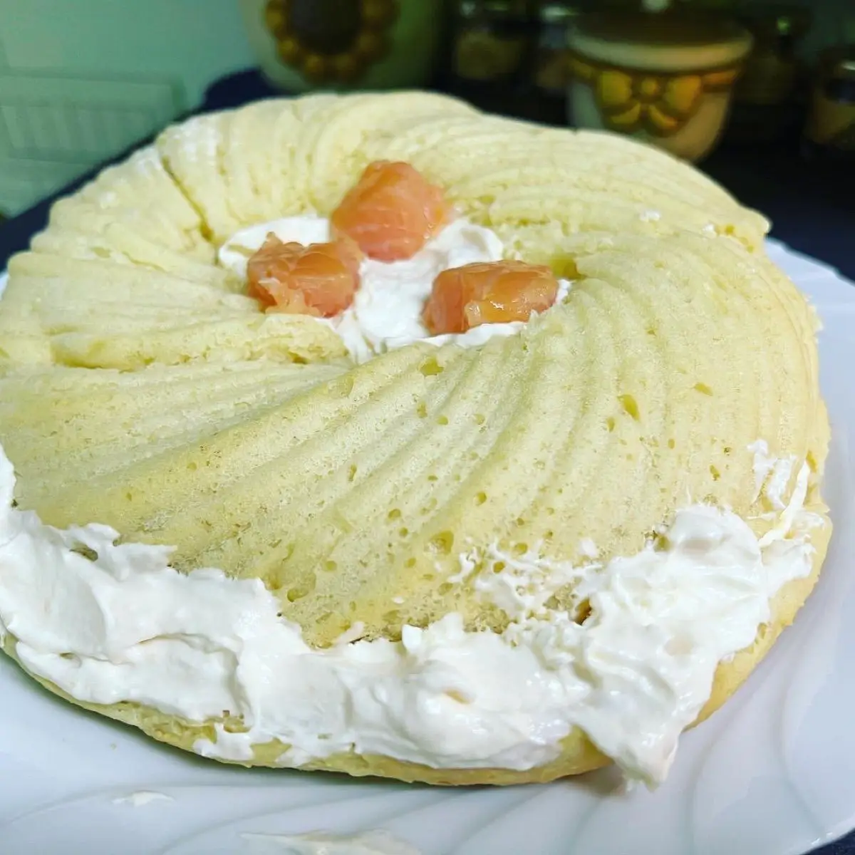 Ricetta Zeppola salata con crema di salmone😋😋😋❤️ di loredana705