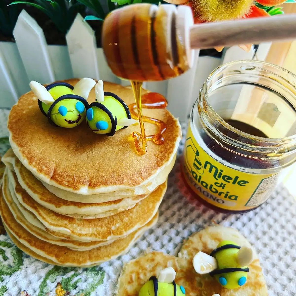 Ricetta Pancake al miele 🍯🍯🍯🐝🐝🐝 di loredana705