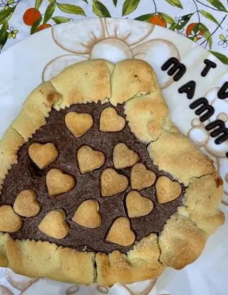 Ricetta Cuore di crostata alla Nutella ❤️❤️❤️❤️ di loredana705