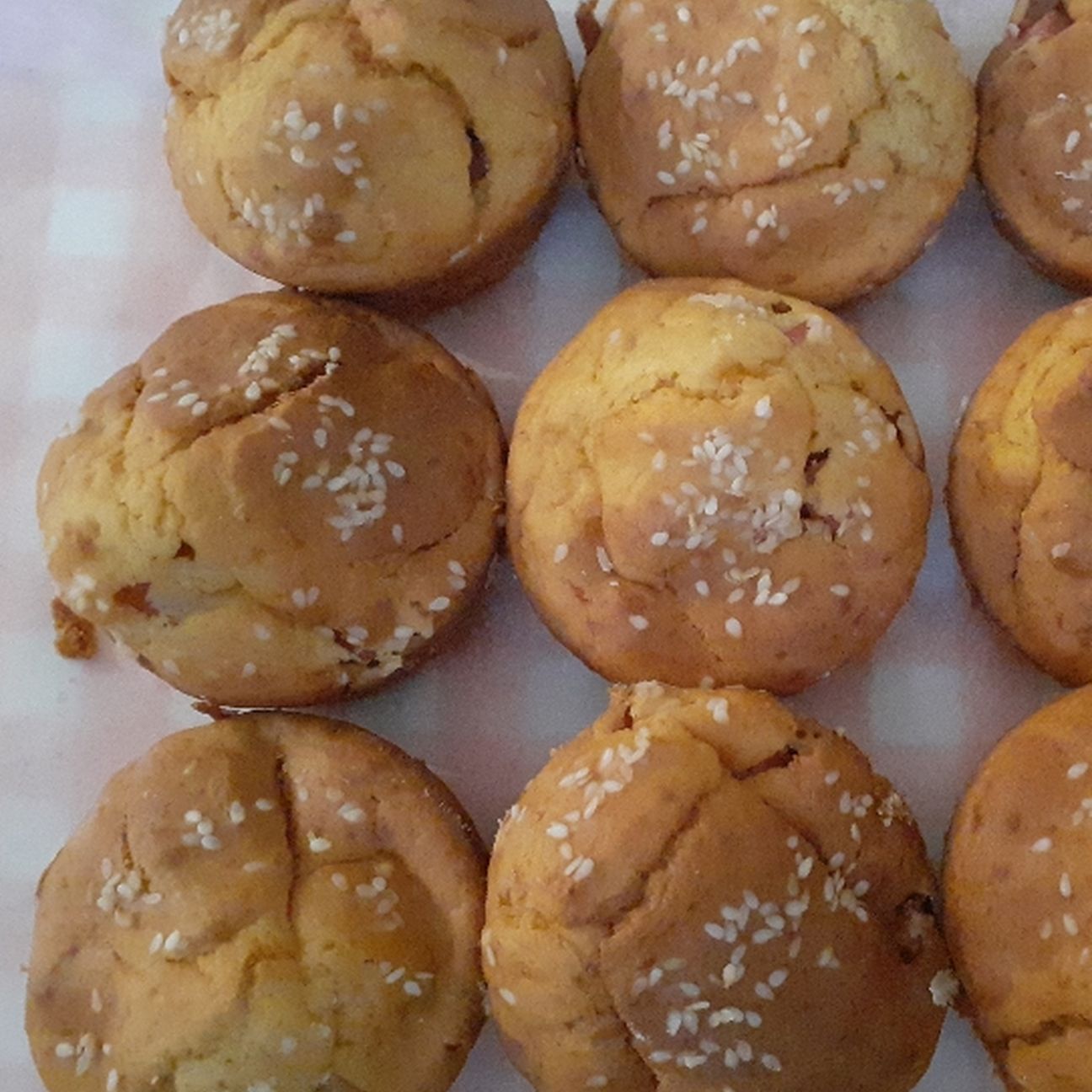 Muffin salati al prosciutto cotto e philadelphia