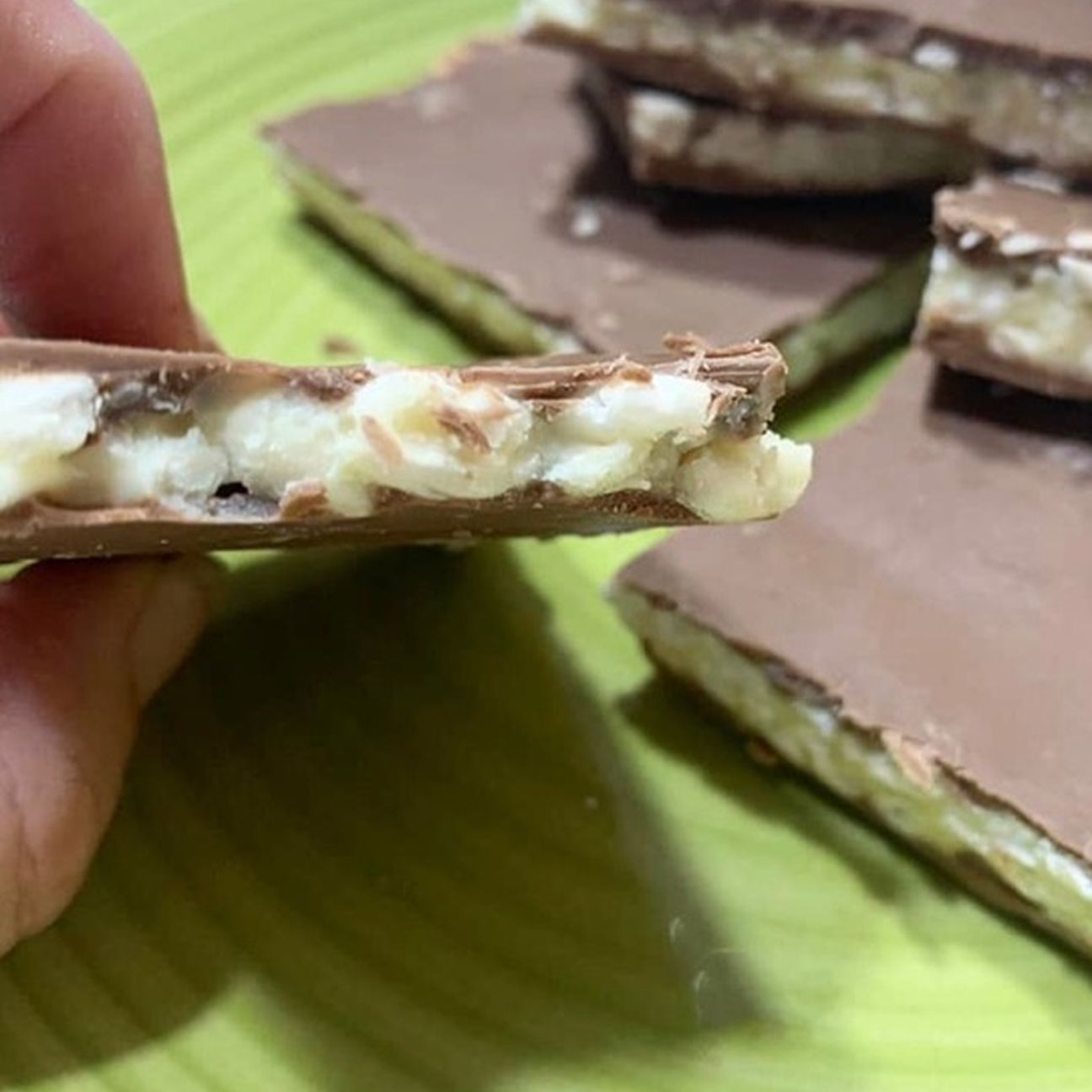 Barrette al riso soffiato e cioccolato
