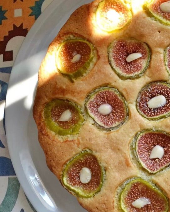 Torta mandorle e fichi