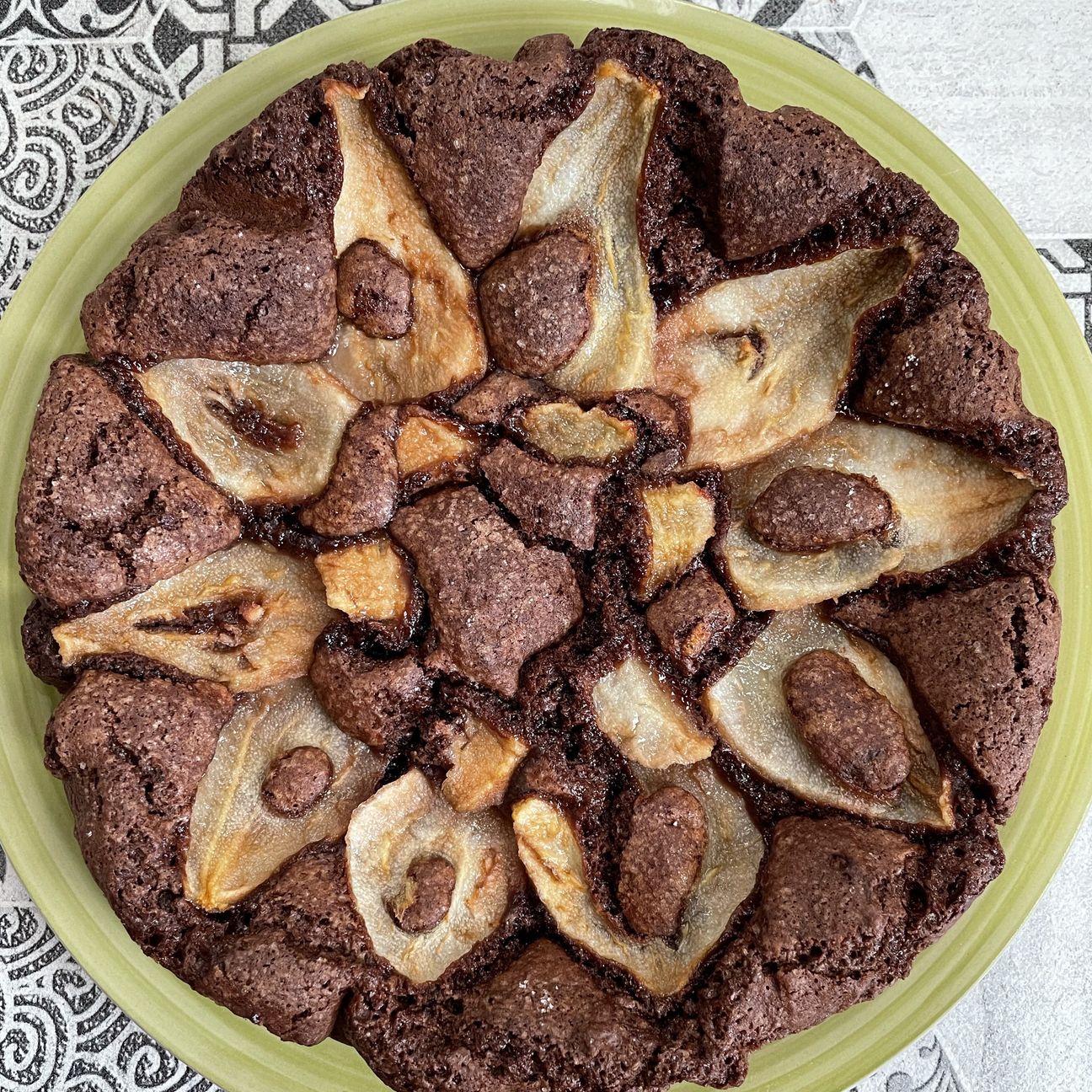 Torta pere e cioccolato