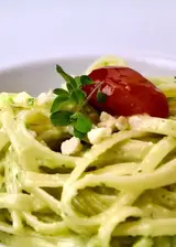 Ricetta Linguine al pesto di zucchine e mandorle
