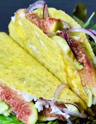 Ricetta Tacos di fichi freschi con caprino e avocado di cucinodite