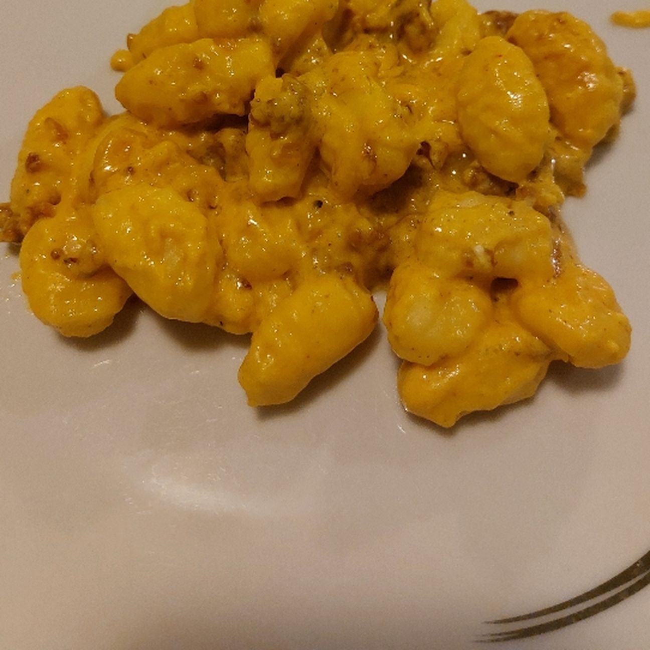 Gnocchi cremosissimi alla salsiccia e zafferano