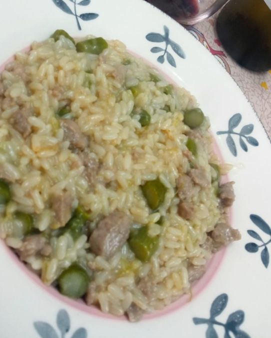 Risotto Salamella e Asparagi