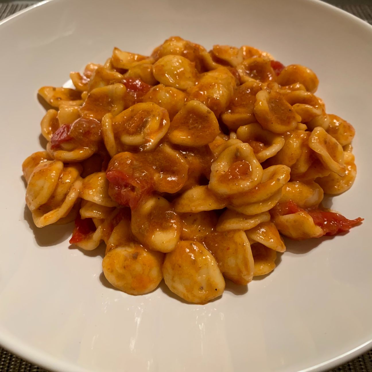 Orecchiette con ragù di chianina e pachino