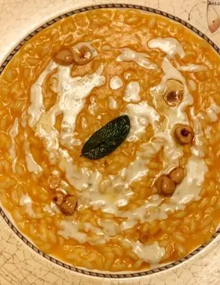 Ricetta Risotto di zucca con fonduta di castelmagno di ricette_digio