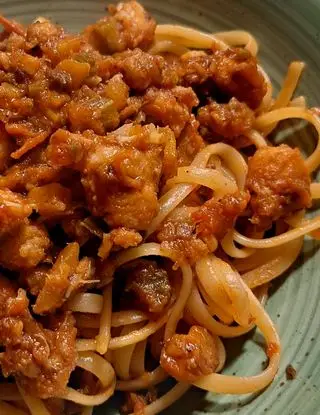 Ricetta Linguine al ragù di rana pescatrice di samuincucina
