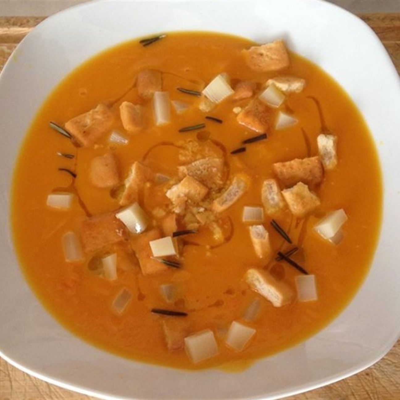 Vellutata di zucca.
