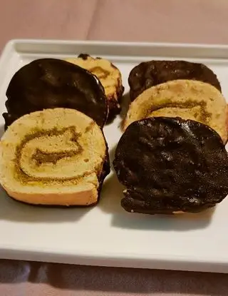 Ricetta Girelle con crema al pistacchio e cioccolata fondente di giulia489