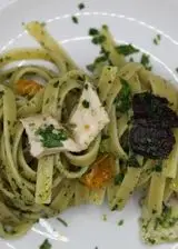 Ricetta Fresine con pesce spada e crema di broccoli.