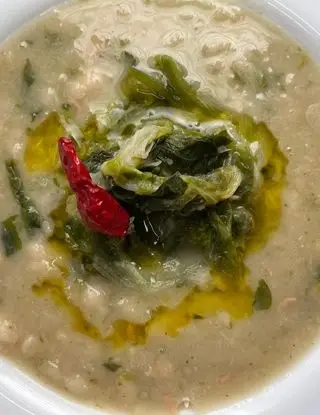 Ricetta Zuppa di fagioli cannellini e scarole. di melinaincucina