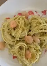 Ricetta Pasta ricotta, pistacchi e gamberetti