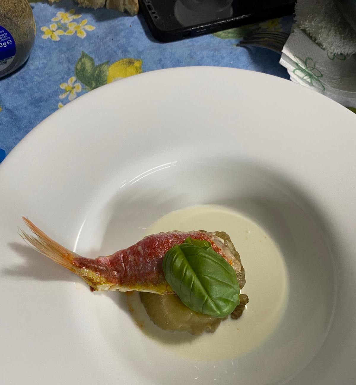 Finta parmigiana con triglia