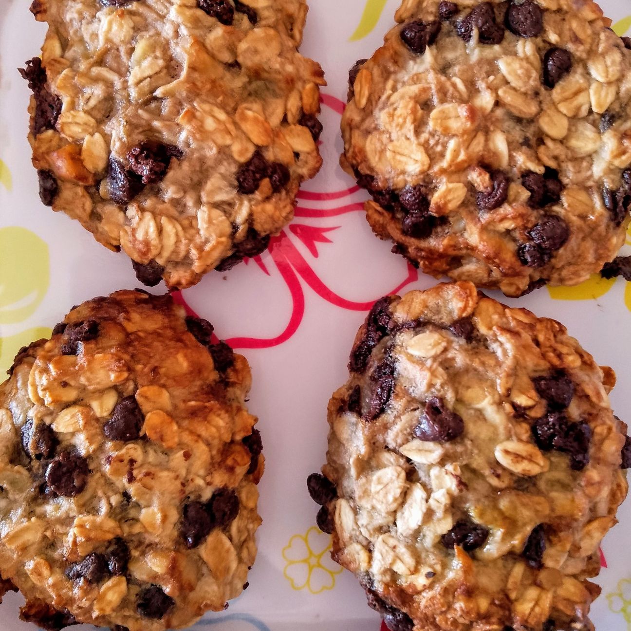 Biscotti avena e banana