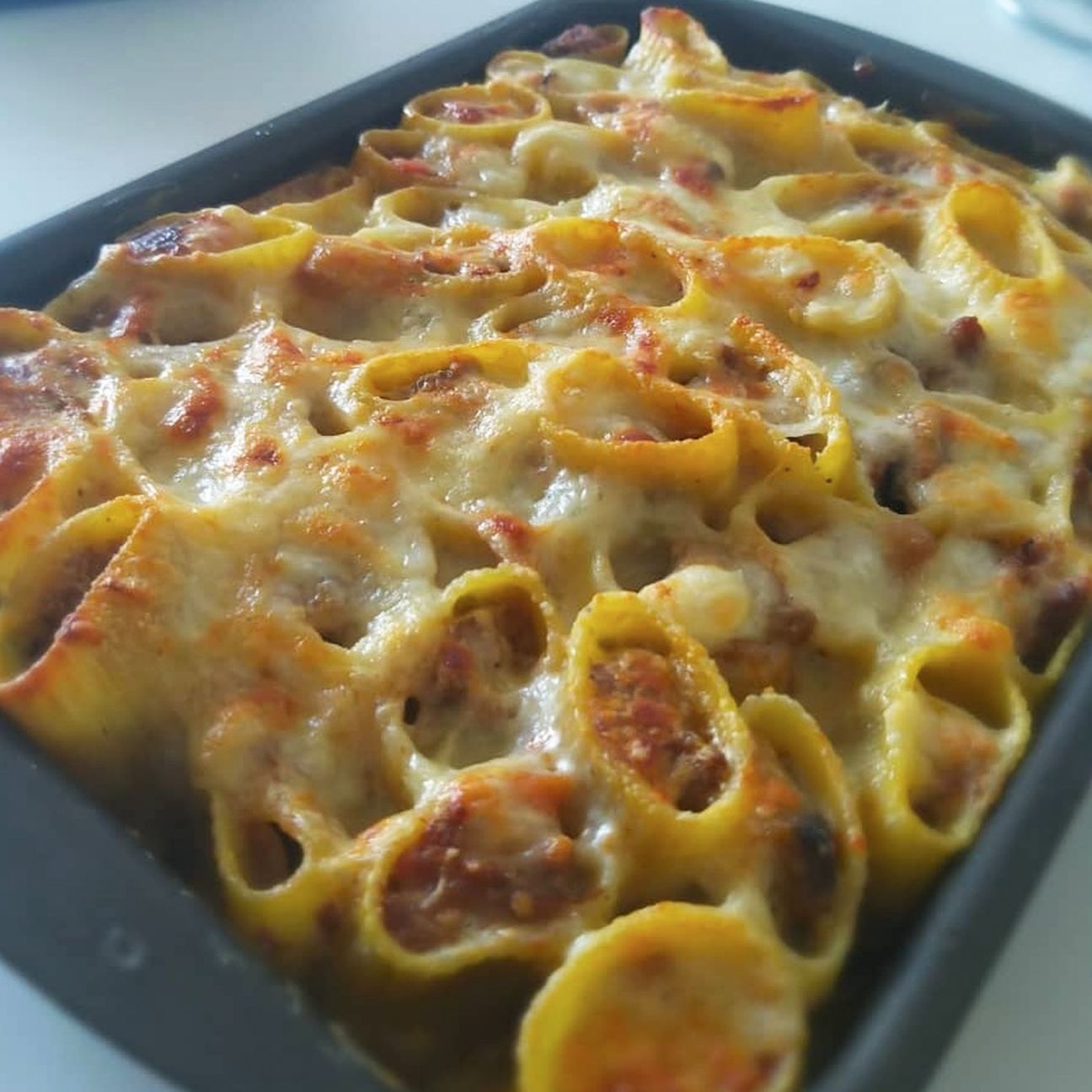 Paccheri in tortiera