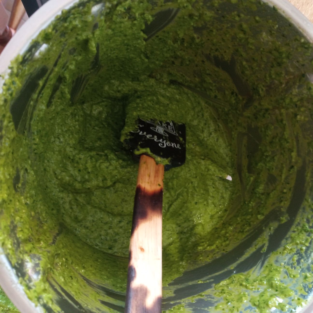 Pesto di basilico e mandorle