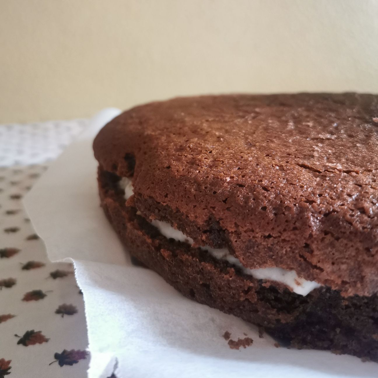 Torta Nesquik con crema alla banana