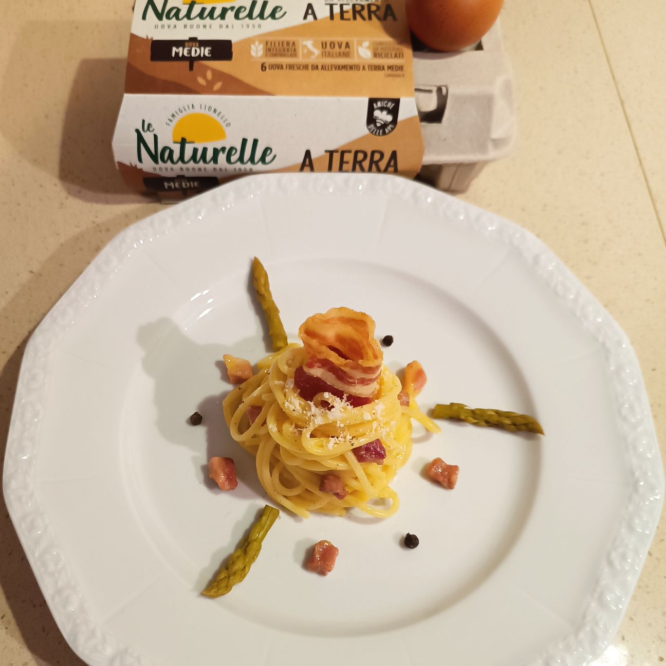 Un nido di bontà: i miei spaghetti alla carbonara