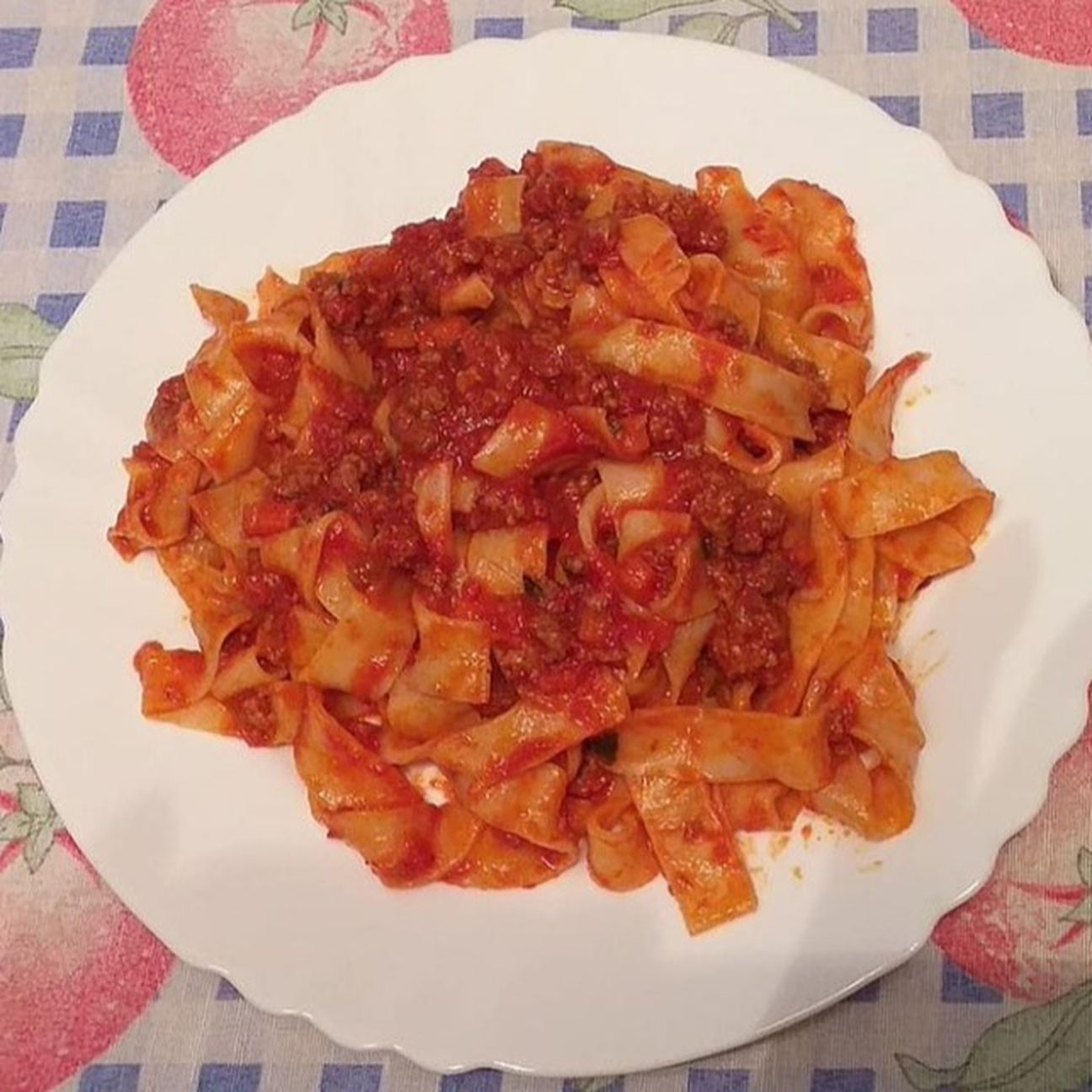 Pappardelle al ragù