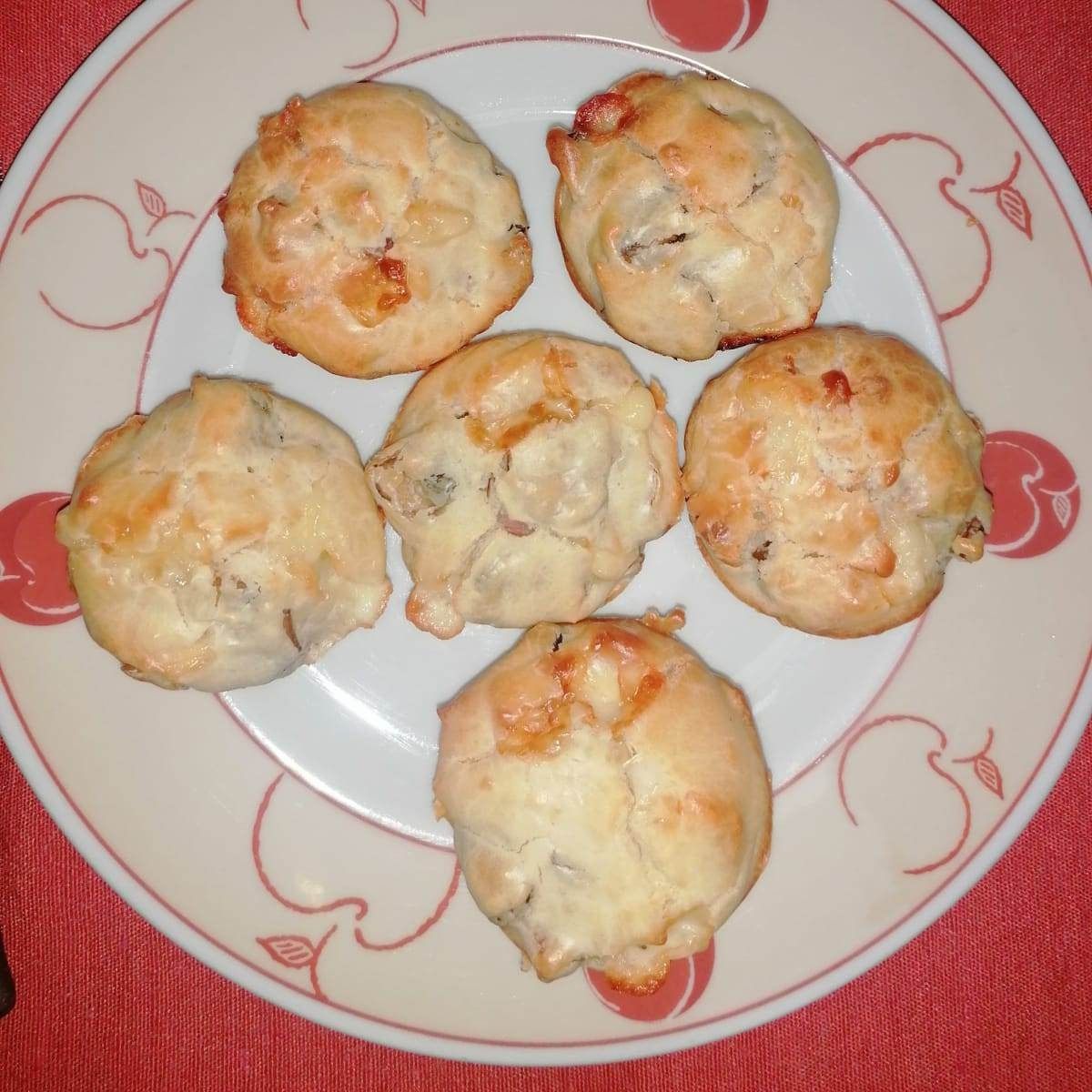 Muffin salato ai funghi