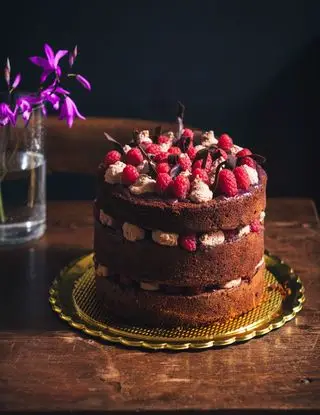 Ricetta Torta Gianduia, Fondente, Lamponi di ciracoo