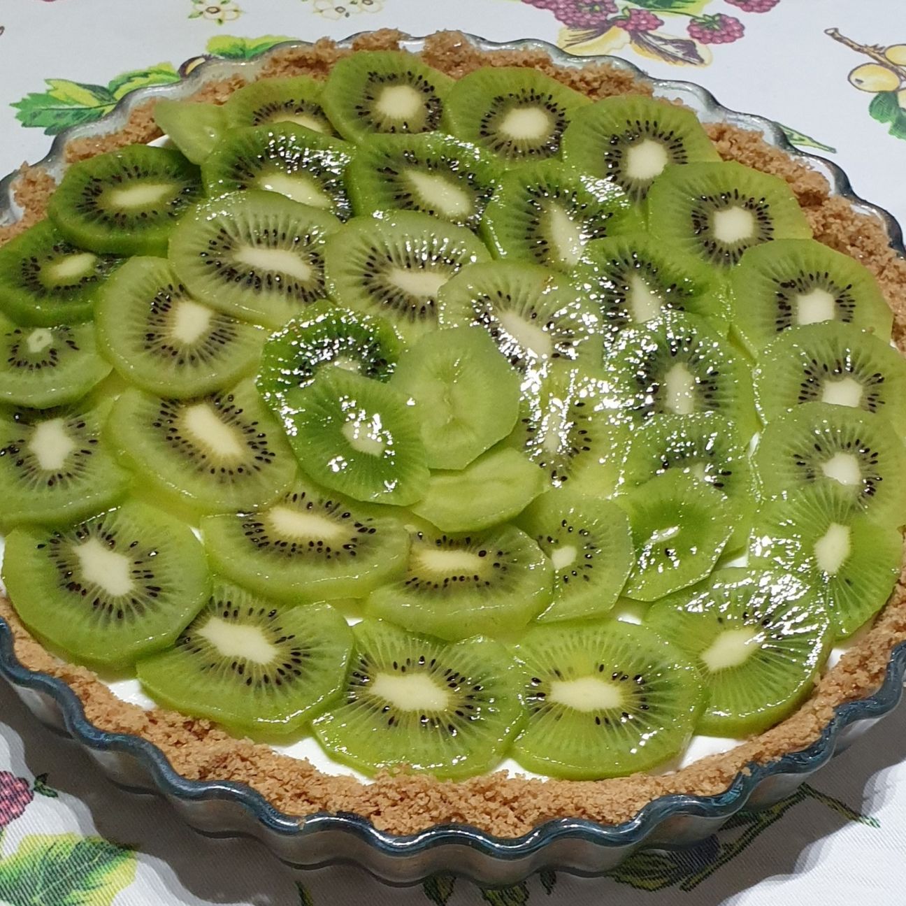 Cheescrostata al kiwi
