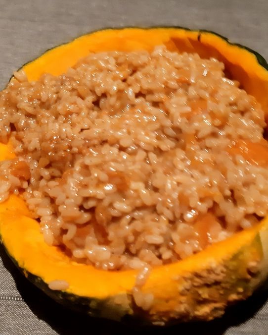 Risotto alla zucca e noce moscata