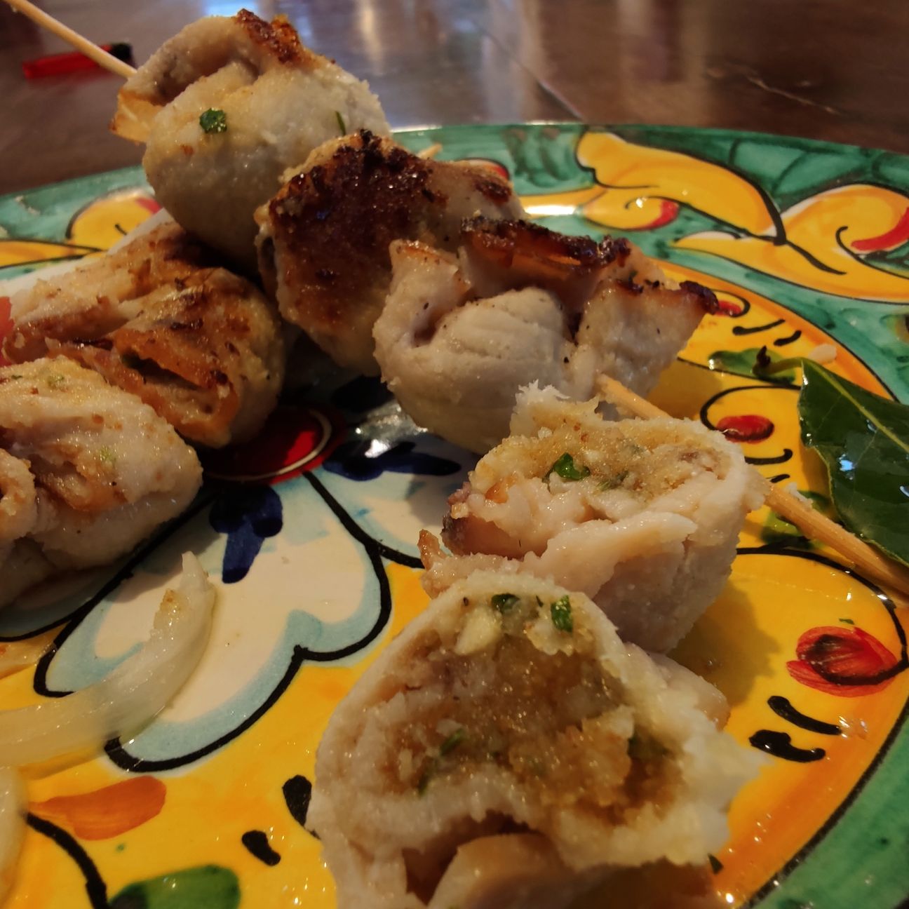 Involtini di pesce spada....