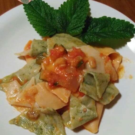 Maltagliati tricolore