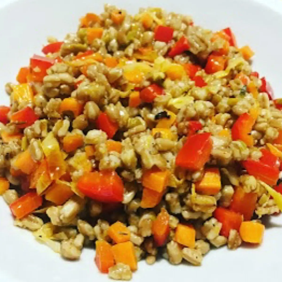 Ricetta Farro alle spezie e verdure di CucinareLIGHTconAnna