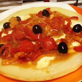 Finta pizza ai peperoni