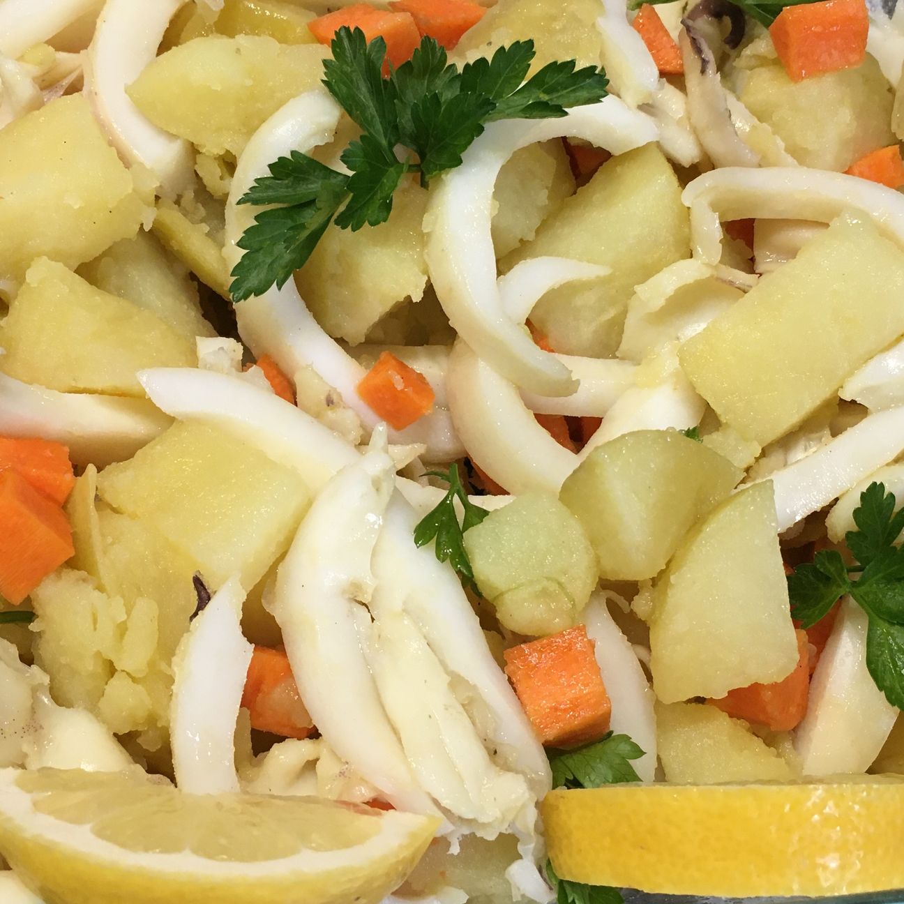 Insalata di seppie e patate