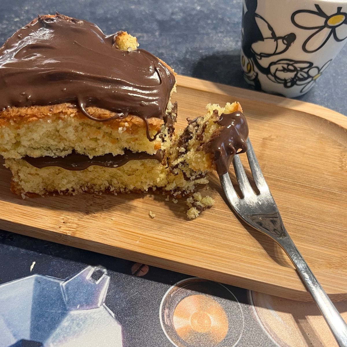 Torta alla crema di nocciole