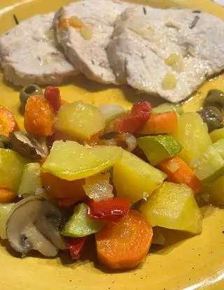 Ricetta Fesa di tacchino con verdure di CucinareLIGHTconAnna