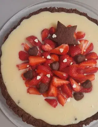 Ricetta Crostata al cacao con ganache al cioccolato bianco di ilaritaincucina