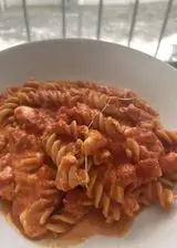 Ricetta Pasta di ceci con pomodoro e mozzarella