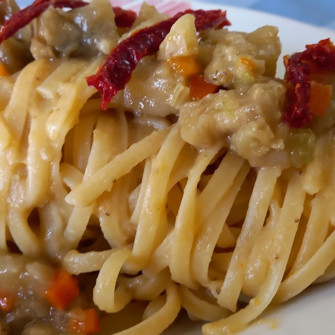 Linguine con le melanzane