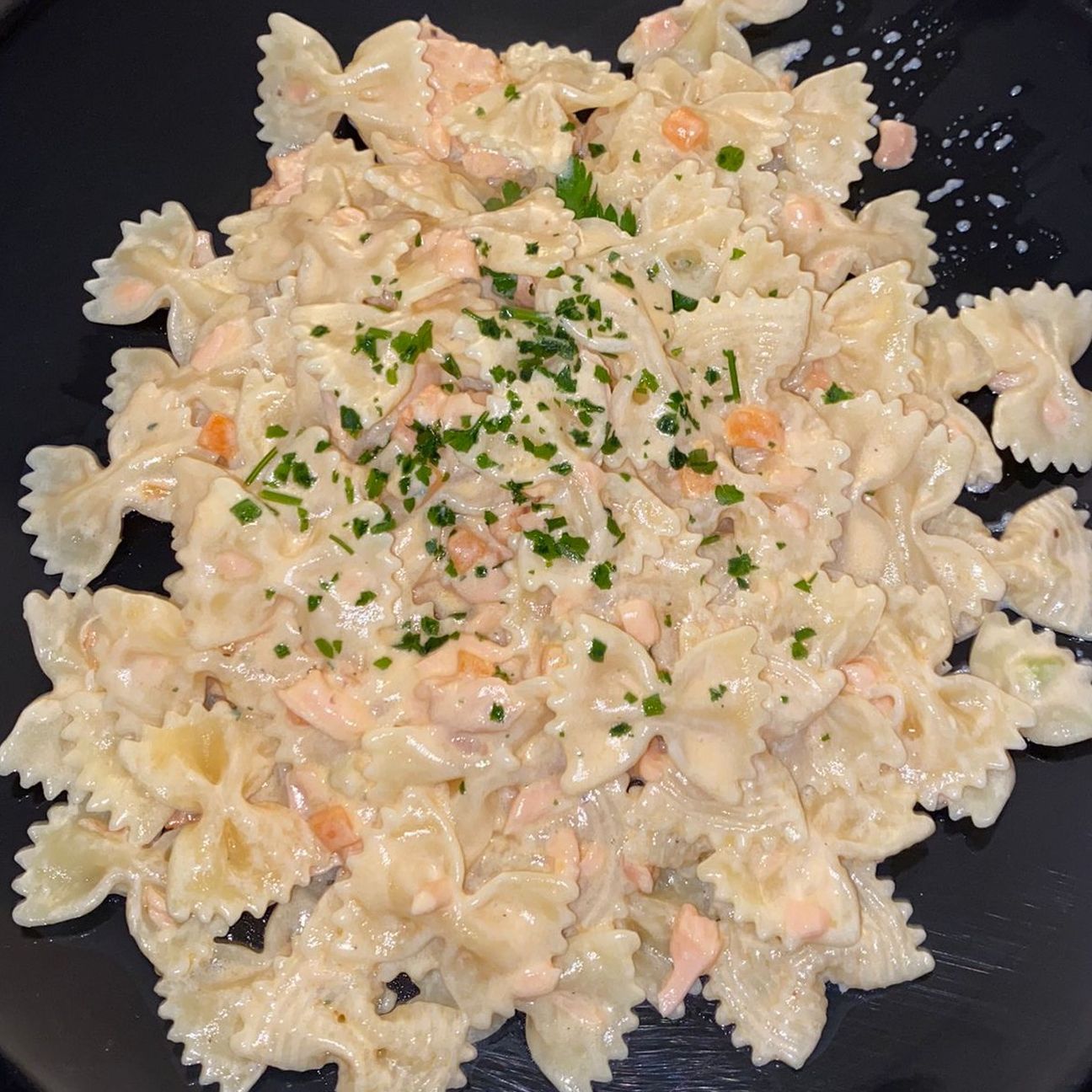 Farfalle al salmone!!😍