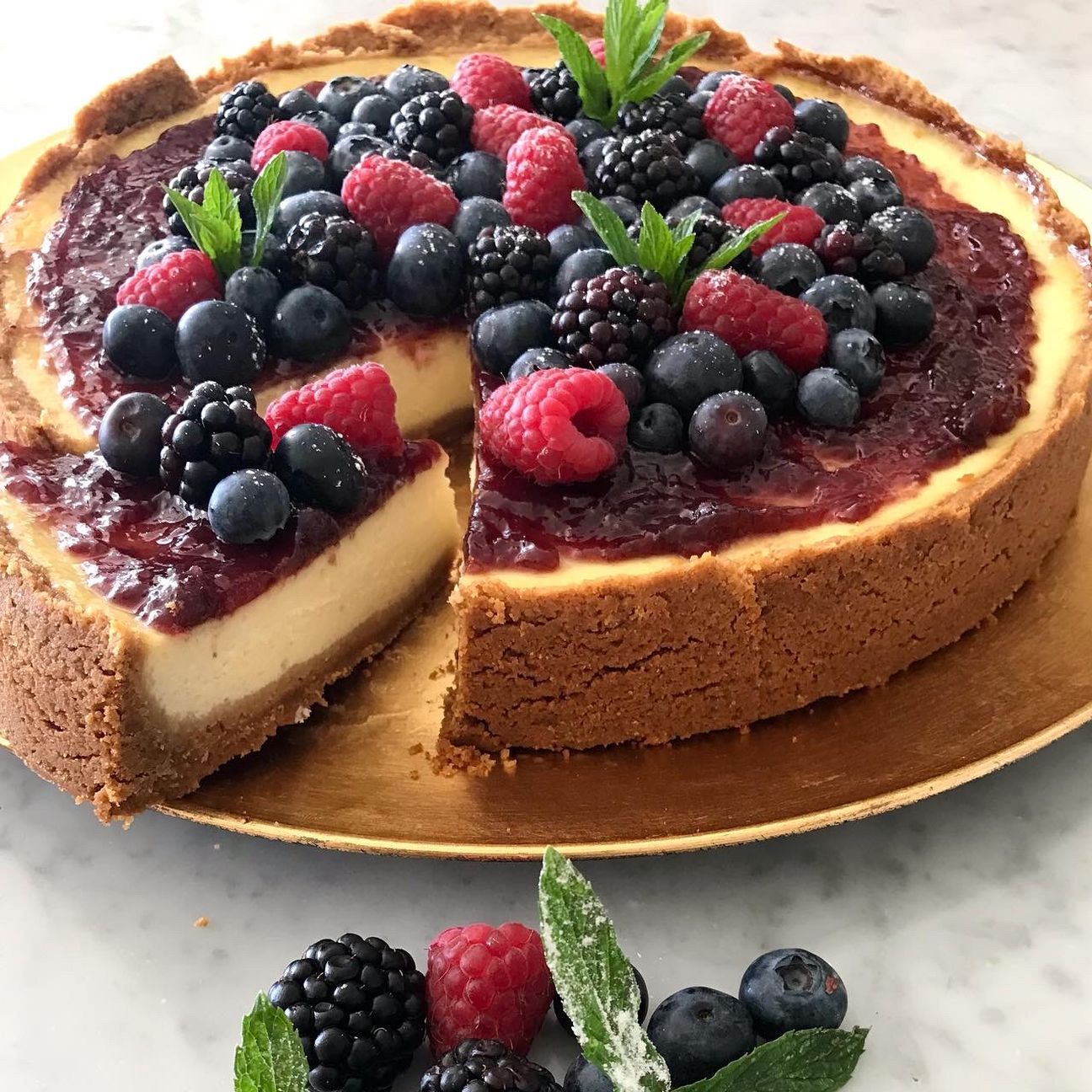New York Cheesecake ai frutti di bosco😍🫐
