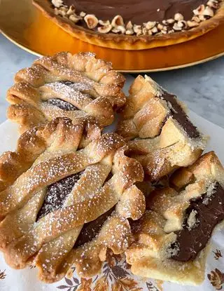 Ricetta Crostatine con nutella😋 di midivertoacucinare