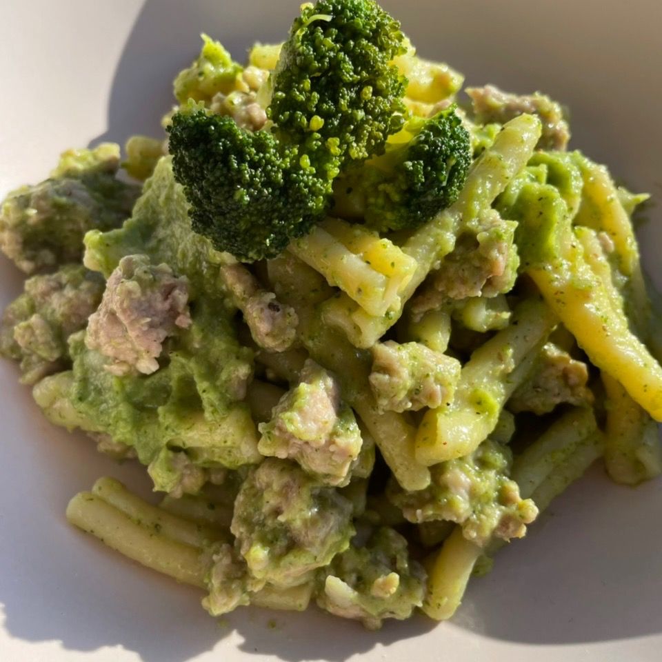 Casarecce con broccoli e salsiccia 😋